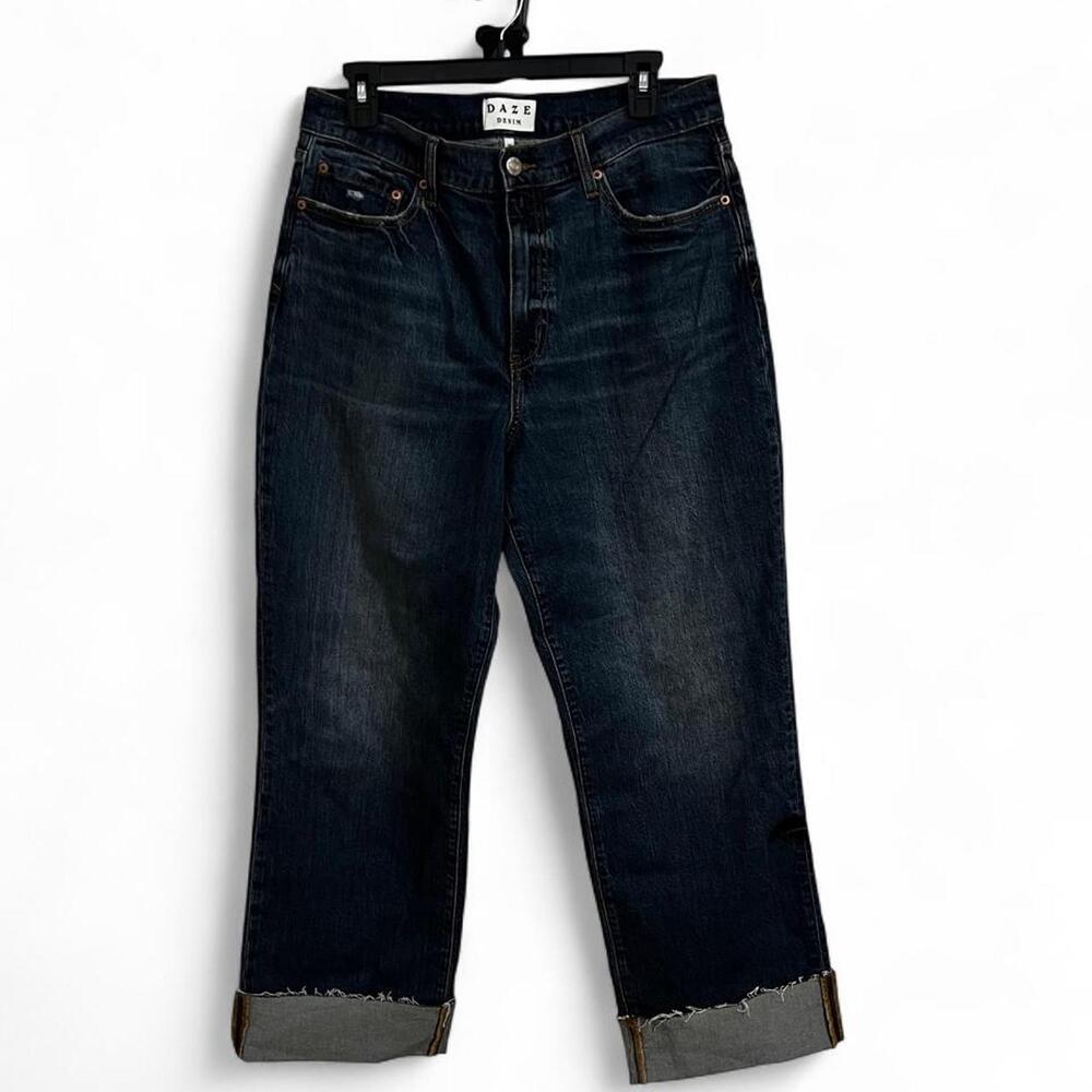 DAZE Women’s Denim Jeans, raw cuff crop - Size 31